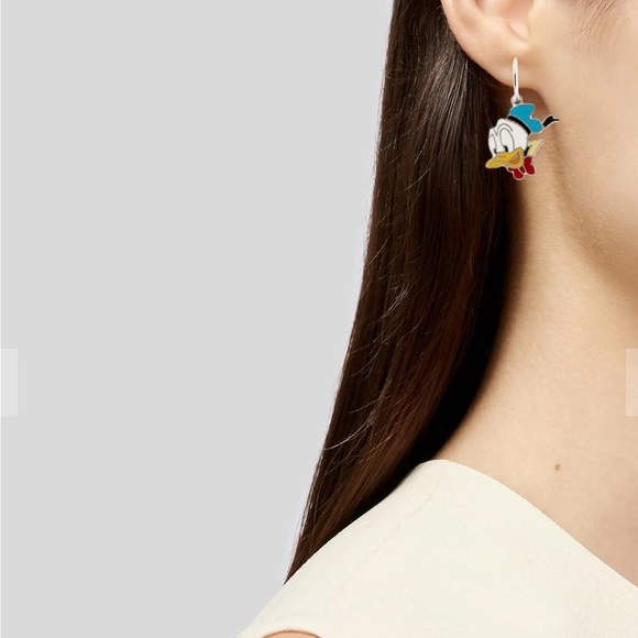 Gucci x Disney Donald Duck Earring Black - Picture 7 of 7